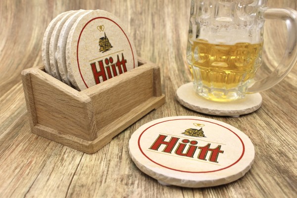 Brauerei Hütt - Natursteinuntersetzer