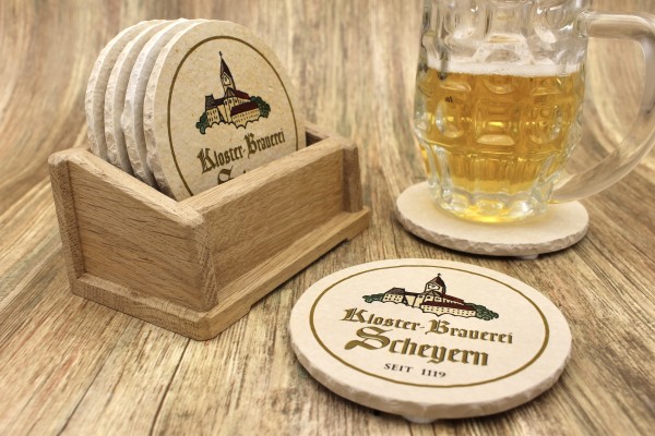 Kloster Brauerei Scheyern - Natursteinuntersetzer