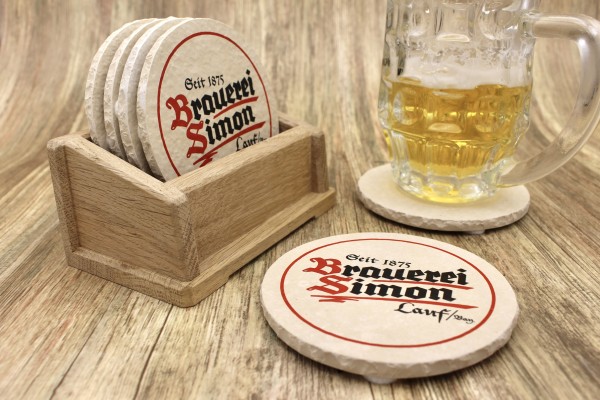 Brauerei Simon - Natursteinuntersetzer