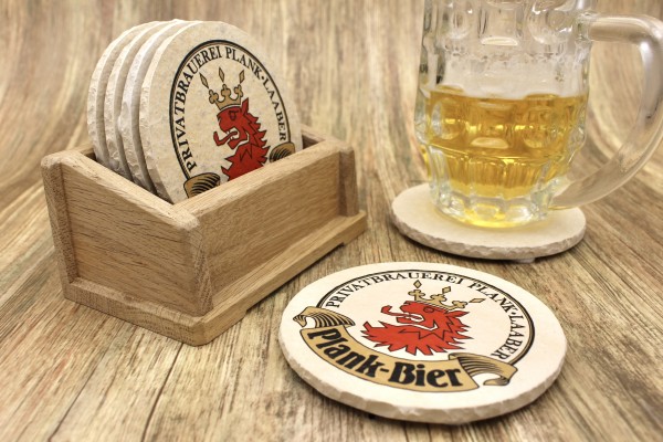 Brauerei Plank - Natursteinuntersetzer